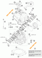 CULATA para KTM 690 DUKE ORANGE 2009