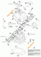 CULATA para KTM 690 DUKE ORANGE 2009