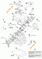 CULATA para KTM 690 DUKE WHITE 2009