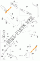 MANILLAR / MANDOS para KTM 690 DUKE WHITE 2009