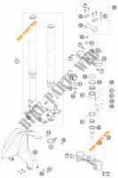 HORQUILLA / TIJA DIRECCION para KTM 690 DUKE WHITE 2008
