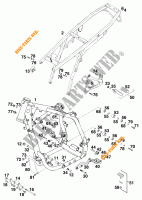BASTIDOR para KTM 400 DUKE 20KW 1995