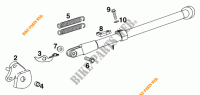 CABALLETE LATERAL / CENTRAL para KTM 400 DUKE 20KW 1995