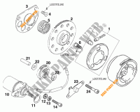 MOTOR ARRANQUE para KTM 125 STING 80 1998