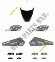 PEGATINAS para KTM RC 250 R 2013