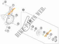 BOMBA DE AGUA para KTM 390 DUKE BLACK ABS 2017