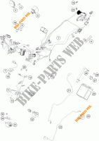 INSTALACION ELECTRICA para KTM 390 DUKE WHITE ABS 2016