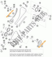 DISTRIBUCION para KTM 1190 RC8 R TRACK 2011