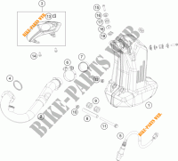 ESCAPE para KTM 390 DUKE WHITE ABS 2016