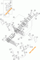 SISTEMA DE REFRIGERACIÓN para KTM 390 DUKE WHITE ABS 2015