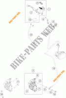 PINZA FRENO DELANTERA para KTM 390 DUKE WHITE ABS 2015