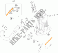 ESCAPE para KTM 390 DUKE WHITE ABS 2015