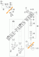 HORQUILLA / TIJA DIRECCION para KTM 1190 RC8 R WHITE 2015