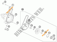 BOMBA DE AGUA para KTM 390 DUKE BLACK ABS 2014