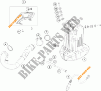 ESCAPE para KTM 390 DUKE BLACK ABS 2014