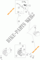PINZA FRENO DELANTERA para KTM 390 DUKE BLACK ABS 2014