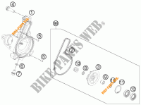 BOMBA DE AGUA para KTM 390 DUKE WHITE ABS 2014