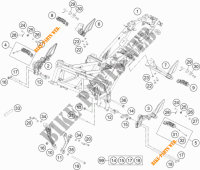 BASTIDOR para KTM 390 DUKE WHITE ABS 2014