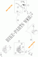 PINZA FRENO DELANTERA para KTM 390 DUKE WHITE ABS 2014
