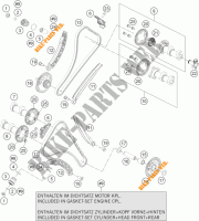 DISTRIBUCION para KTM 1190 RC8 R WHITE 2015