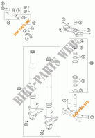 HORQUILLA / TIJA DIRECCION para KTM 1190 RC8 R WHITE 2015