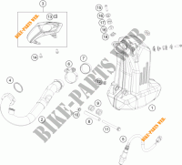ESCAPE para KTM 390 DUKE WHITE ABS 2013