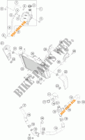 SISTEMA DE REFRIGERACIÓN para KTM 390 DUKE WHITE ABS 2013