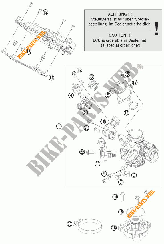 INYECCION para KTM 250 DUKE BLACK ABS 2016