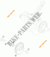 BALANCEADOR para KTM 1190 RC8 R WHITE 2013