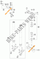 HORQUILLA / TIJA DIRECCION para KTM 1190 RC8 R WHITE 2013