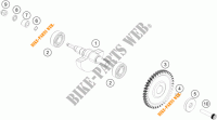 BALANCEADOR para KTM 200 DUKE ORANGE NON ABS 2015