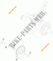 BALANCEADOR para KTM 1190 RC8 R WHITE 2013