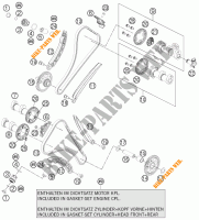 DISTRIBUCION para KTM 1190 RC8 R WHITE 2013