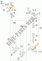 HORQUILLA / TIJA DIRECCION para KTM 1190 RC8 R WHITE 2013