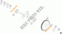 BALANCEADOR para KTM 200 DUKE WHITE NON ABS 2014