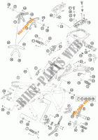 BASTIDOR para KTM 1190 RC8 R WHITE 2012