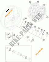 LLANTA DELANTERA para KTM 1190 RC8 R WHITE 2012