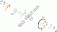 BALANCEADOR para KTM 200 DUKE WHITE ABS 2014
