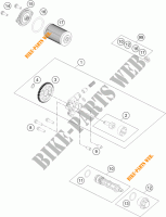 BOMBA DE OLIO para KTM 200 DUKE ORANGE NON ABS 2013