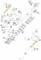INSTALACION ELECTRICA para KTM 200 DUKE ORANGE NON ABS 2013