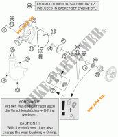 BOMBA DE AGUA para KTM 1190 RC8 R WHITE 2012