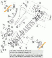DISTRIBUCION para KTM 1190 RC8 R WHITE 2012