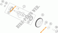 BALANCEADOR para KTM 125 DUKE WHITE ABS 2016