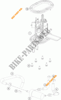 BOMBA DE GASOLINA para KTM 125 DUKE WHITE ABS 2016