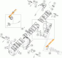FARO / PILOTO TRASERO para KTM 125 DUKE WHITE ABS 2016