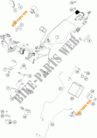 INSTALACION ELECTRICA para KTM 125 DUKE WHITE ABS 2016