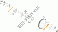 BALANCEADOR para KTM 125 DUKE WHITE ABS 2015