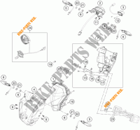 FARO / PILOTO TRASERO para KTM 125 DUKE WHITE ABS 2015