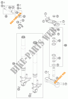 HORQUILLA / TIJA DIRECCION para KTM 1190 RC8 R BLACK 2012