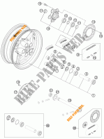 LLANTA TRASERA para KTM 1190 RC8 R BLACK 2012
